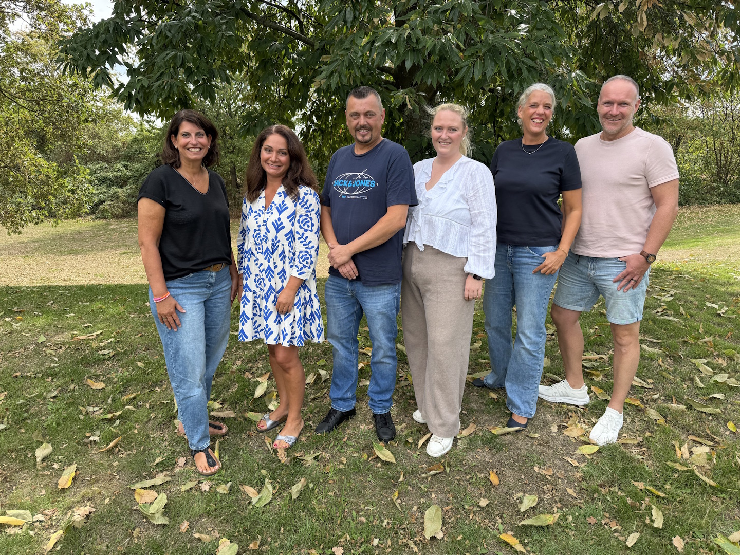 Claudia Weltermann (Sonderpädagogin), Rukan Deniz (MPT), Michael Drenker (MPT), Hannah Mehler (Vertretungslehrkraft), Kristina Bonus (Sonderpädagogin, Koordinatorin) und Jörg Krüger (MPT)