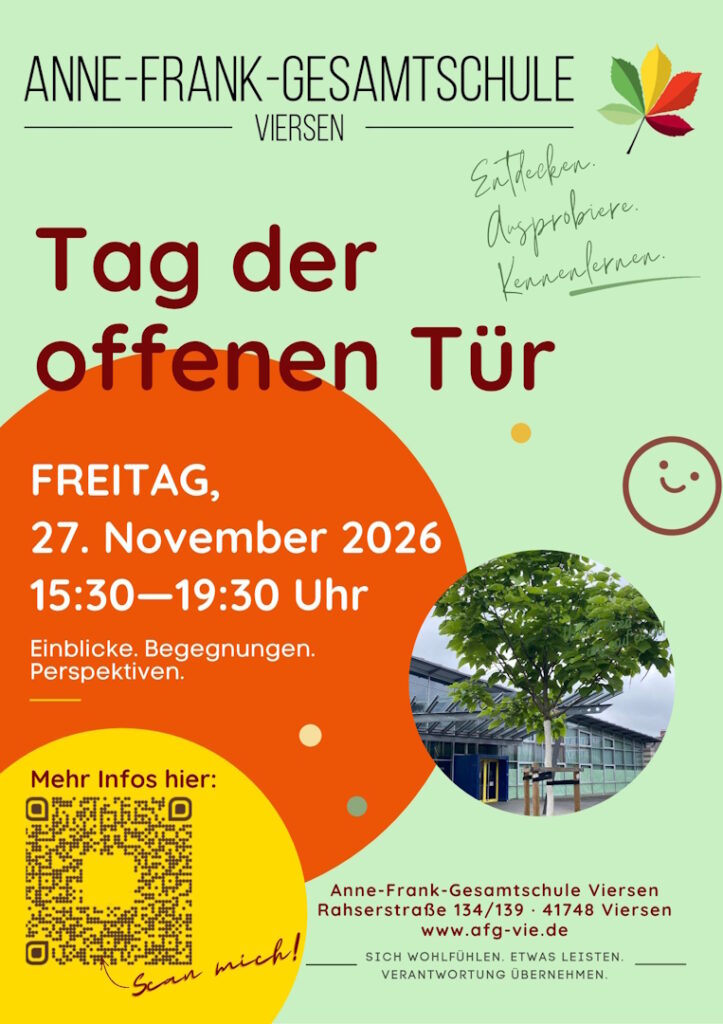 Tag der offenen Tür Poster 2026